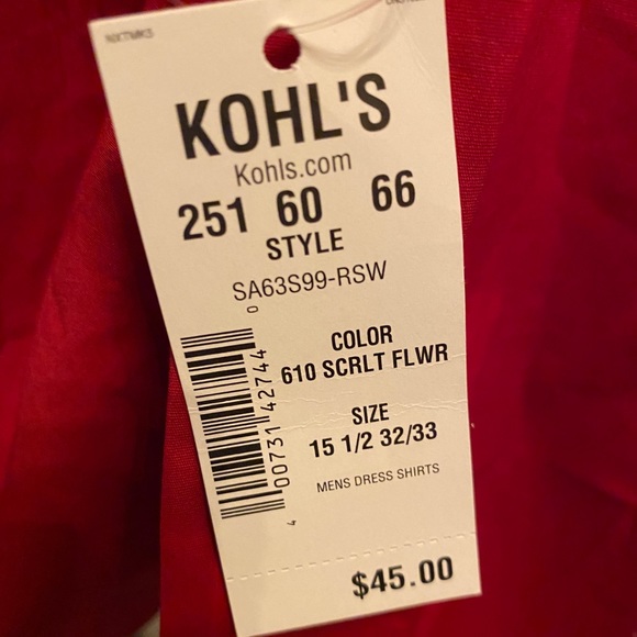 Apt. 9 Dress Shirt- *Never Worn* - Picture 3 of 5